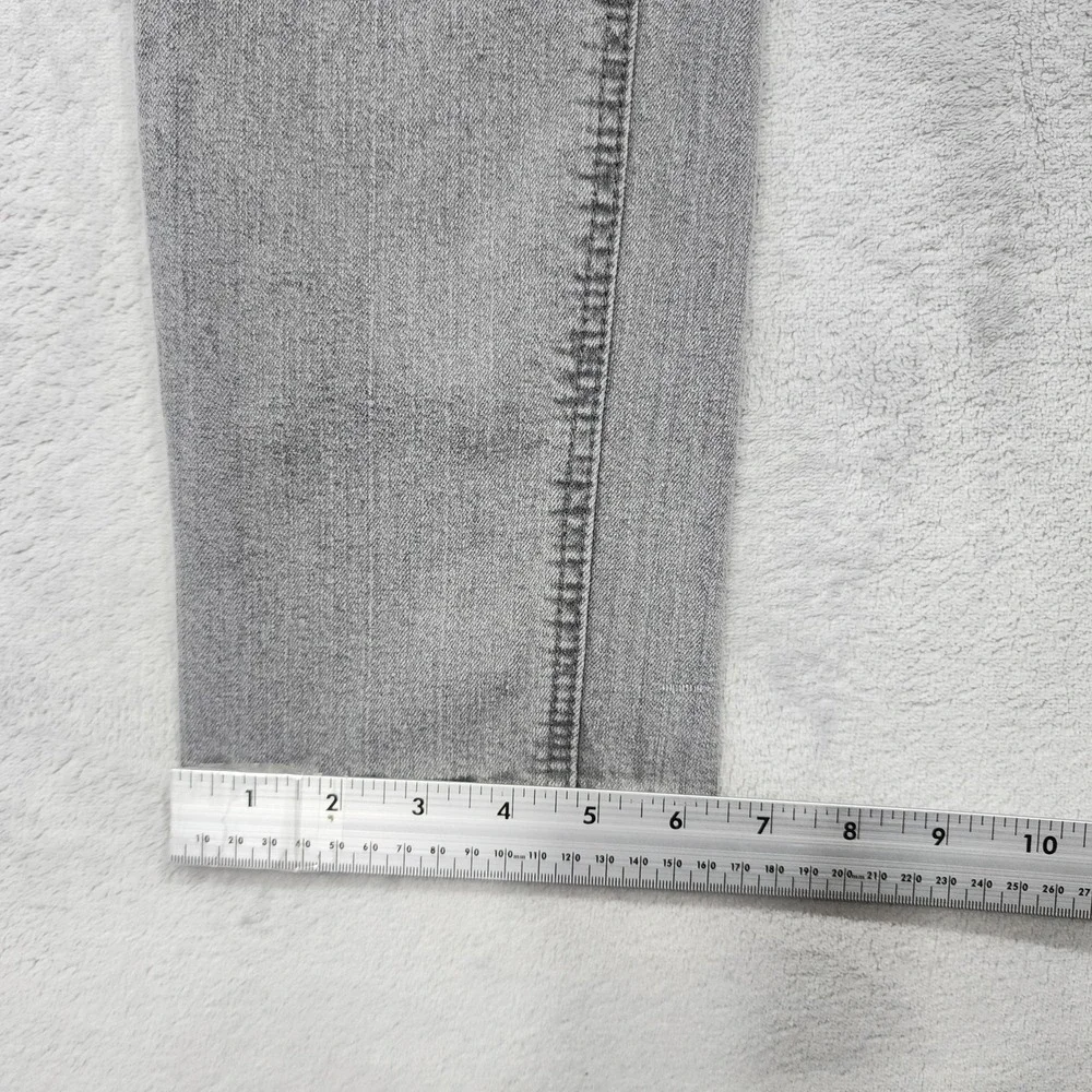 Valor Collective Jeans Mens 32x29 Gray Light Wash Slim Straight Stretch Denim
